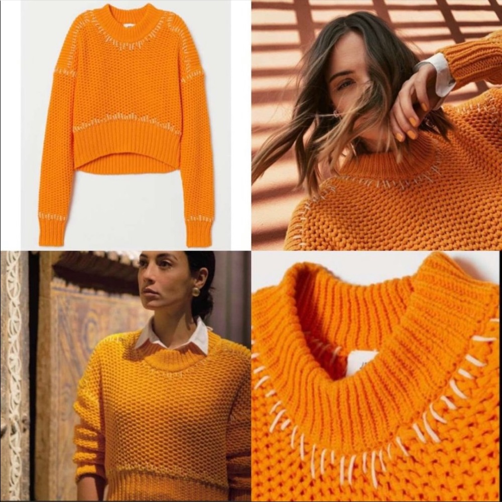 Limited H&M Studio Colette Orange Sweater